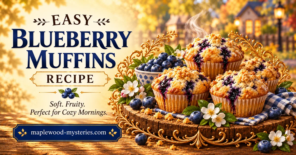 Maplewood blueberry muffins