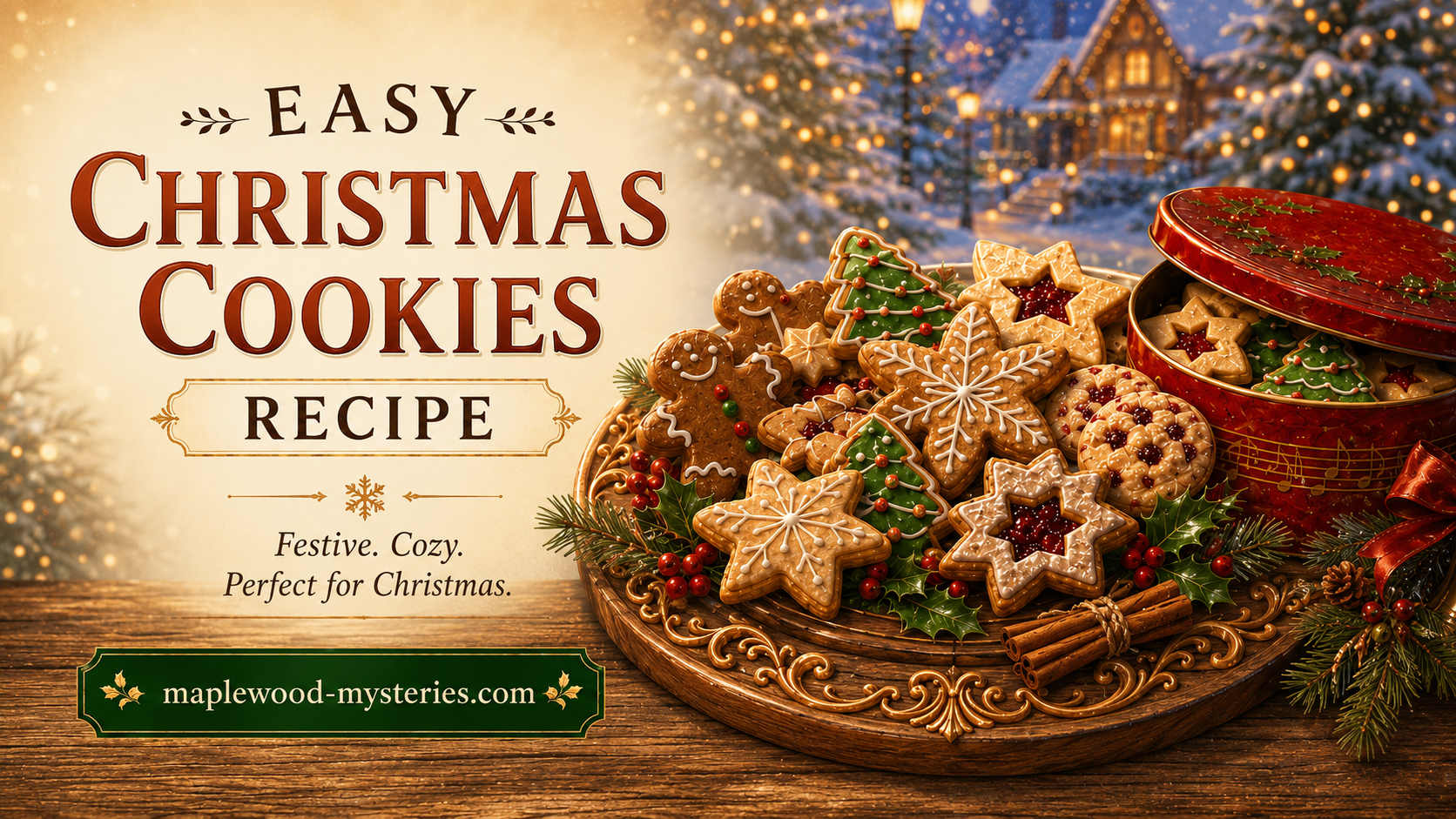 Maplewood Christmas cookies recipe